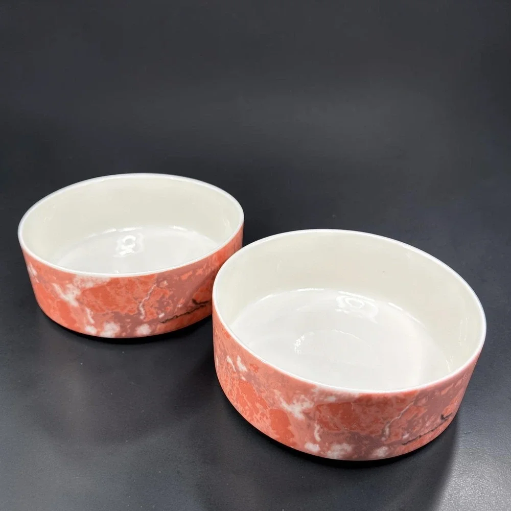 Villeroy & Boch Siena Marble Pattern‎ Vitro Porcelaine Bowls Set of 2 Luxembourg